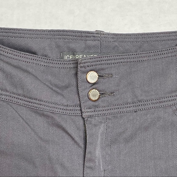 ICEBREAKER Marino Gray Wool Vista Bootleg Travel Pants Sz: 10 - Picture 4 of 9